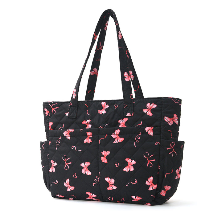 Practical cotton bag with cute bear motif Kalsten