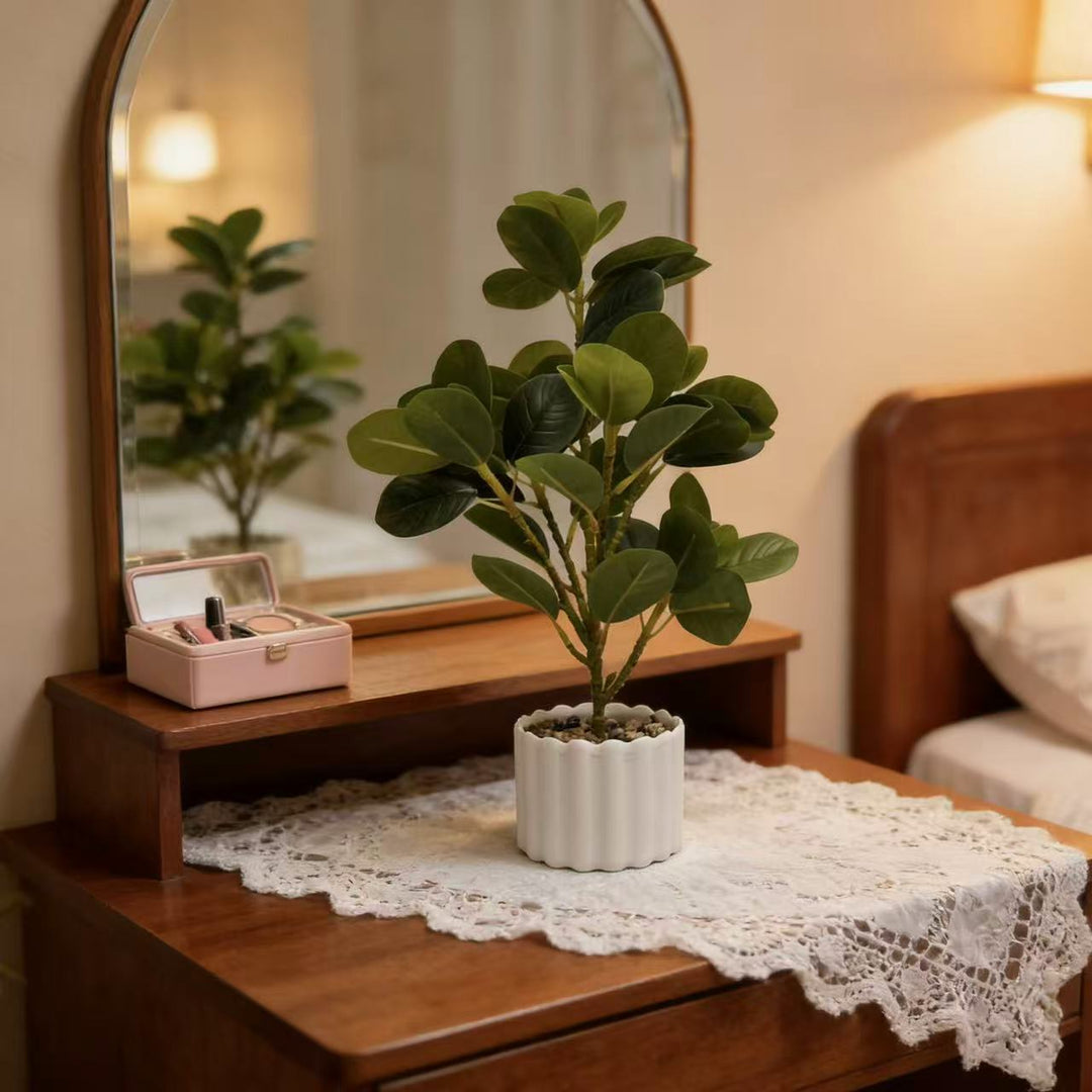 Decorative Potted Fern Plant for Home Decor Display