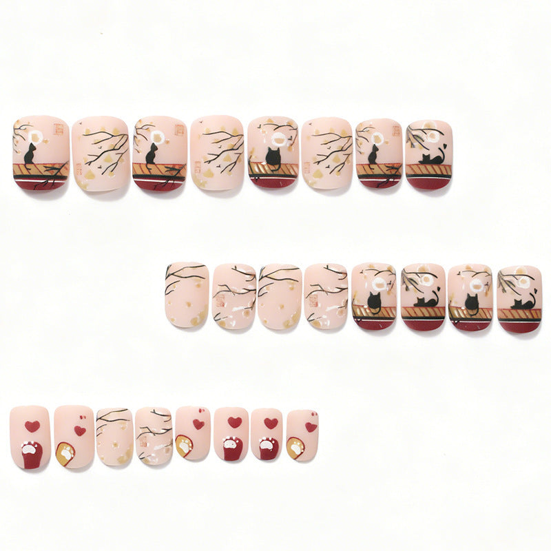 Artistic Cat Nail Set Kalsten
