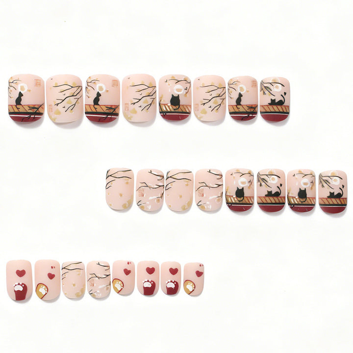 Artistic Cat Nail Set Kalsten