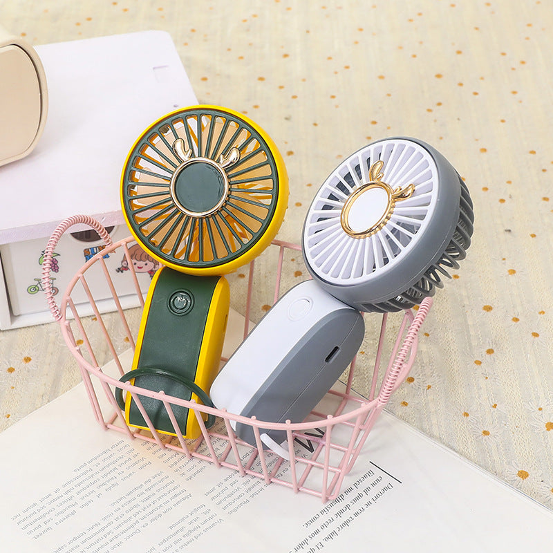 Women Portable Hand Fan with USB Connection and Flexible Tilt Kalsten