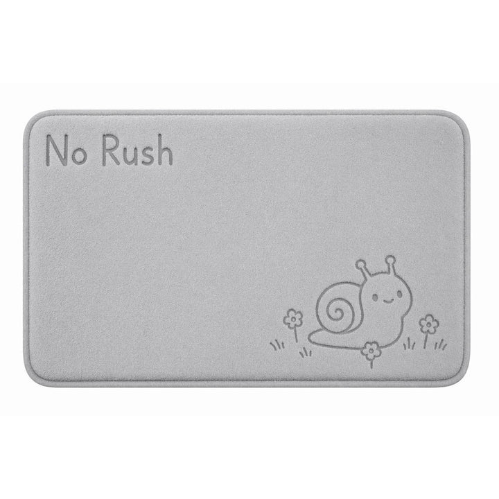 Playful Snail-Themed Bath Mat