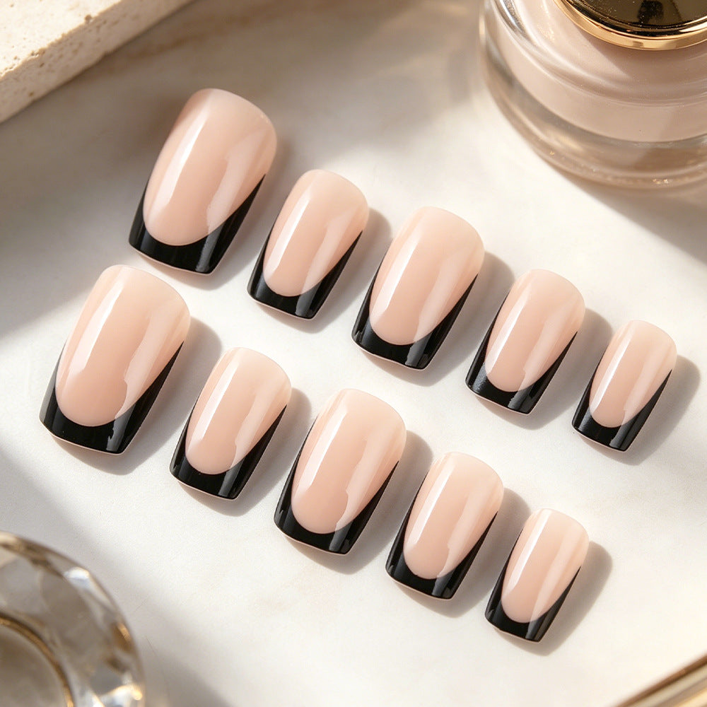 Elegant French Tip Nail Extensions Kalsten