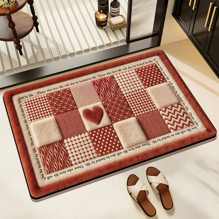 Plush Decorative Bath Mat