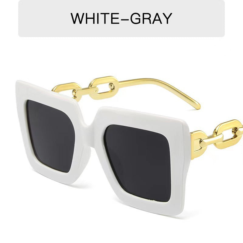 Stylish Wide Square Frame Sunglasses Kalsten