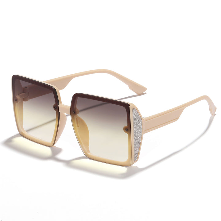 Women oversized sunglasses with shiny accent Kalsten