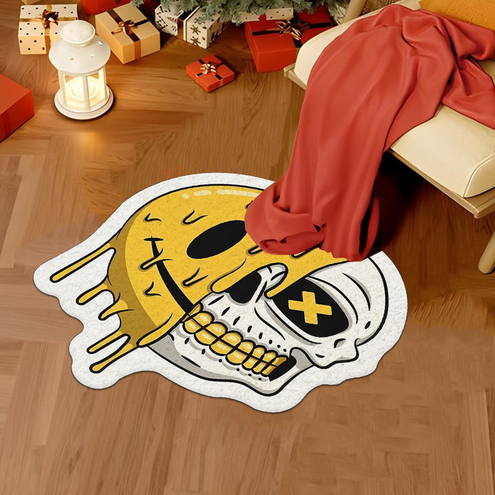 Artistic Skull-Themed Area Rug Kalsten