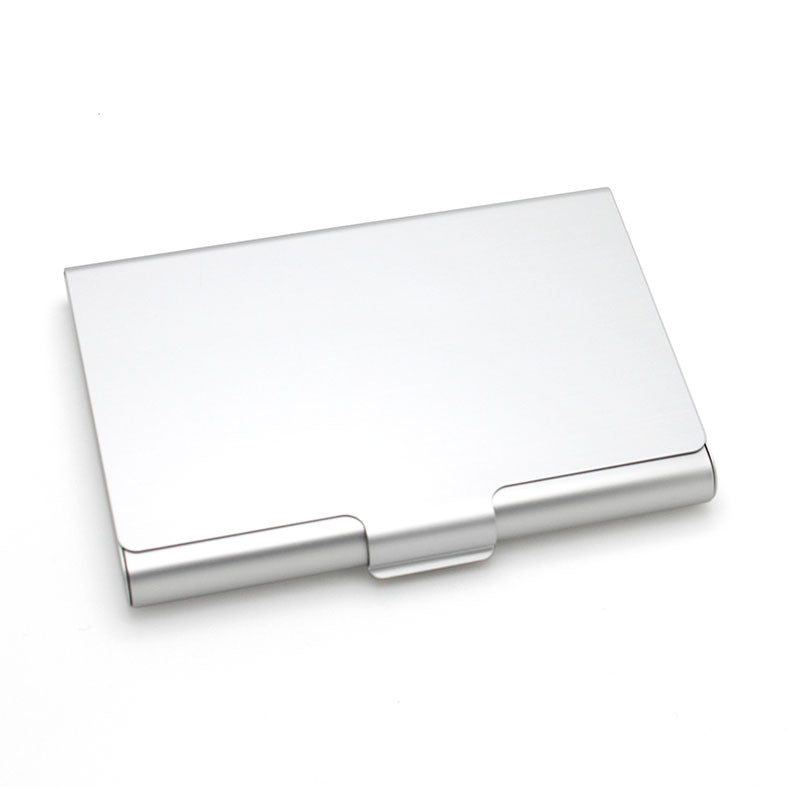 Sleek Metal Business Card Holder