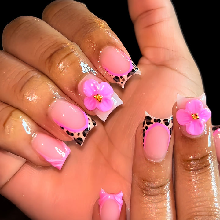 Artistic 3D Decorative Press-On Nail Art Kalsten