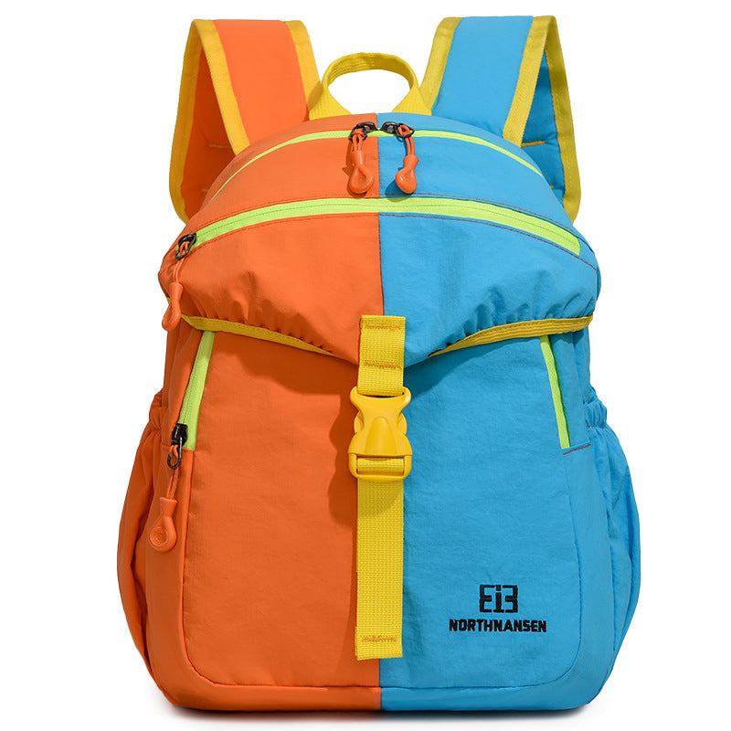 Color-Block Multi-Pocket Backpack Kalsten