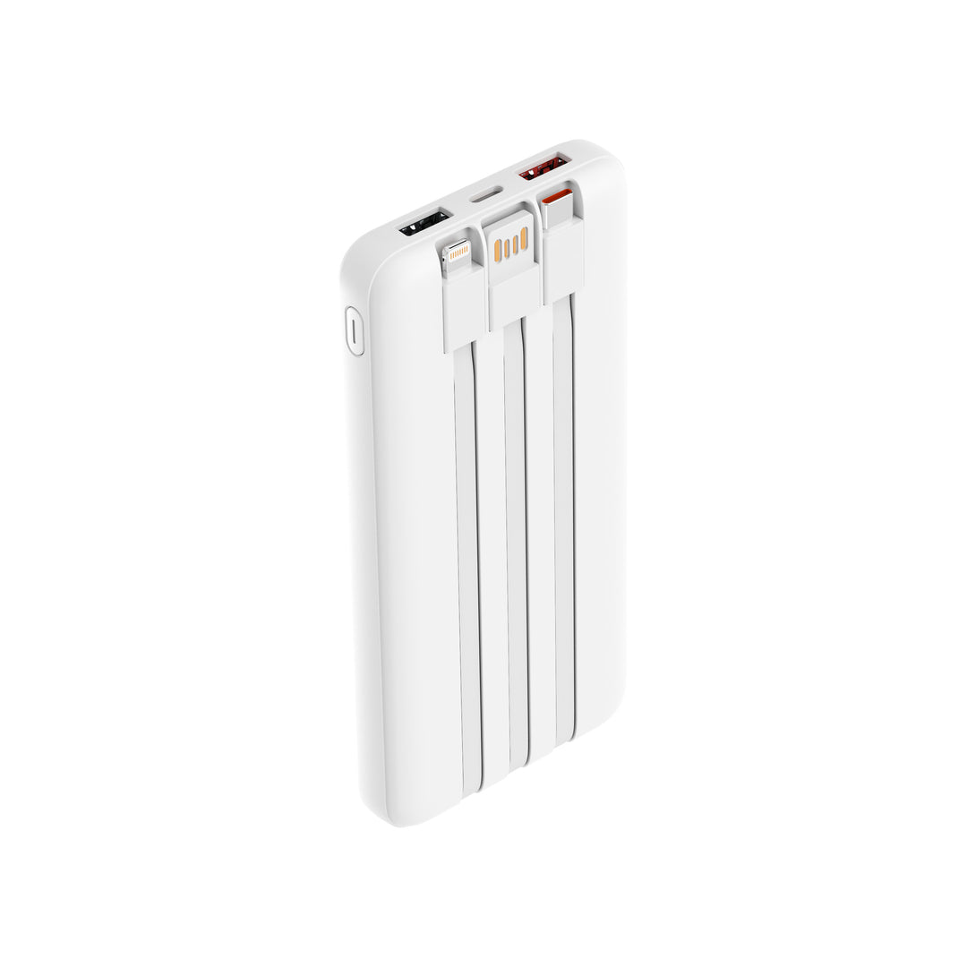 Portable power bank with integrated cable management and multifunctional charging port Kalsten