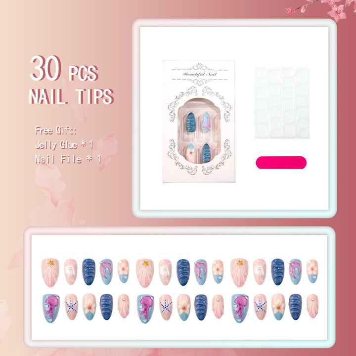 Coastal-Themed Nail Art Collection
