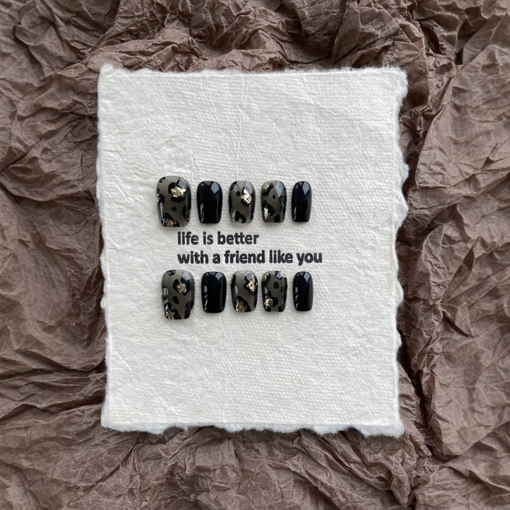 Artisanal Animal Print Press-On Nail Set