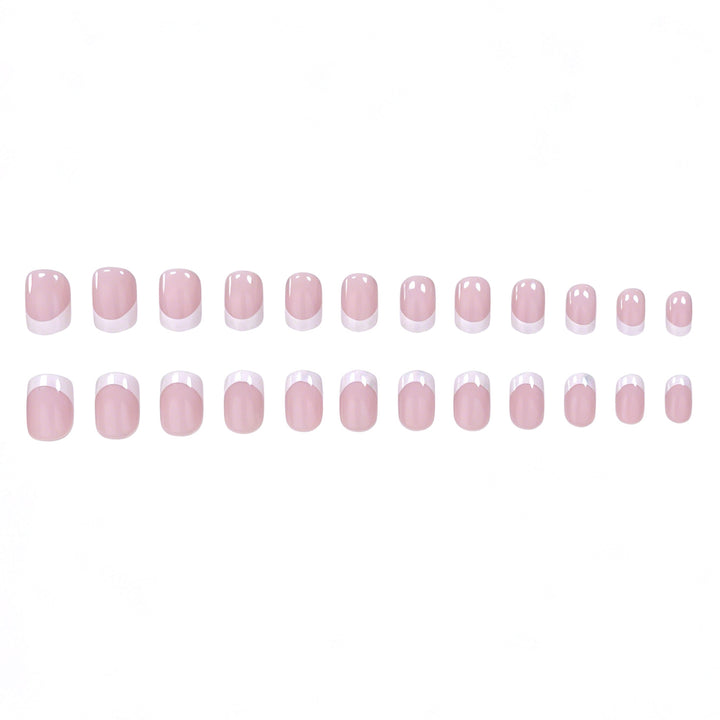 French Tip Gel Nail Enhancements Kalsten