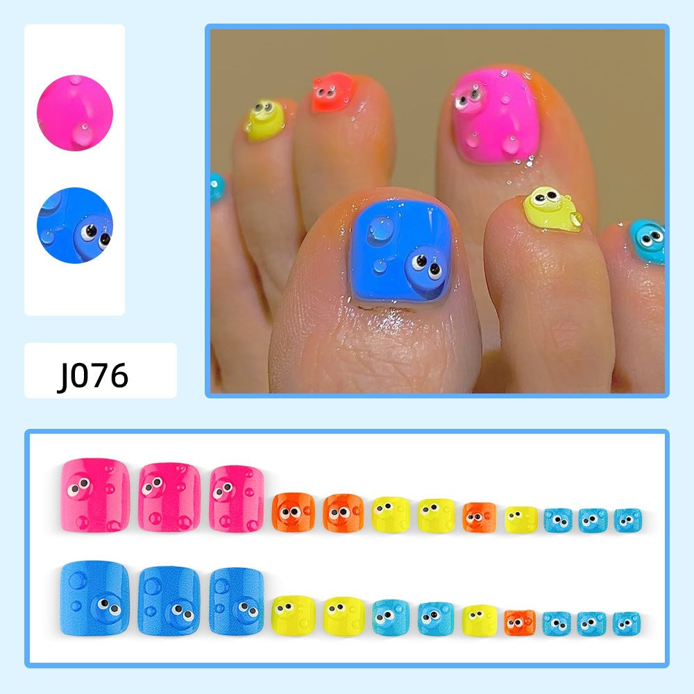 Nail Art Set with Playful Eye Designs Kalsten
