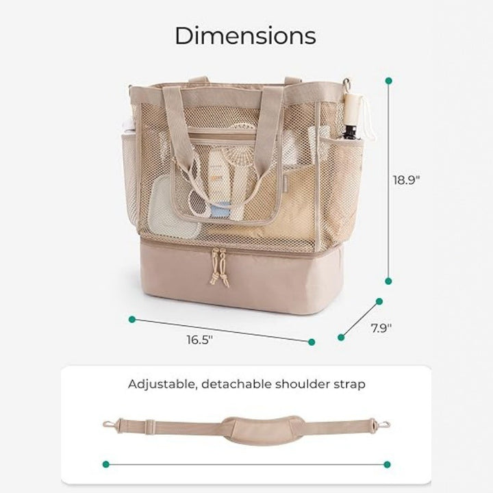 Spacious and Functional Cooler Bag with Removable Compartments Kalsten
