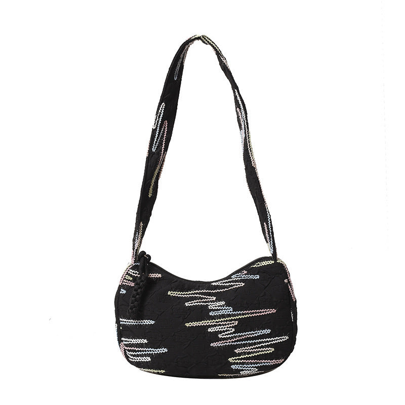 WoTextured Fabric Shoulder Bag Kalsten