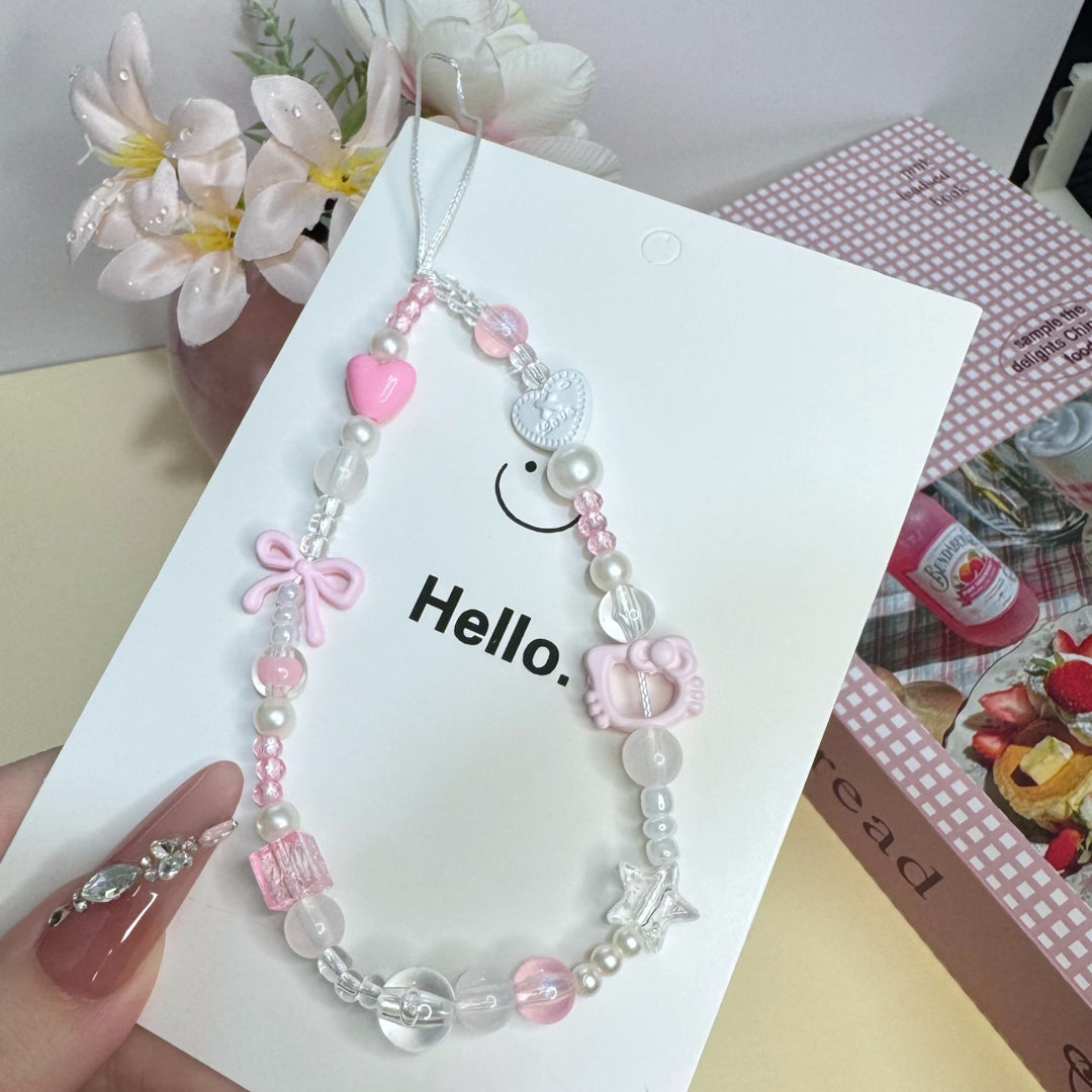 Charm Beaded Phone Necklace Kalsten
