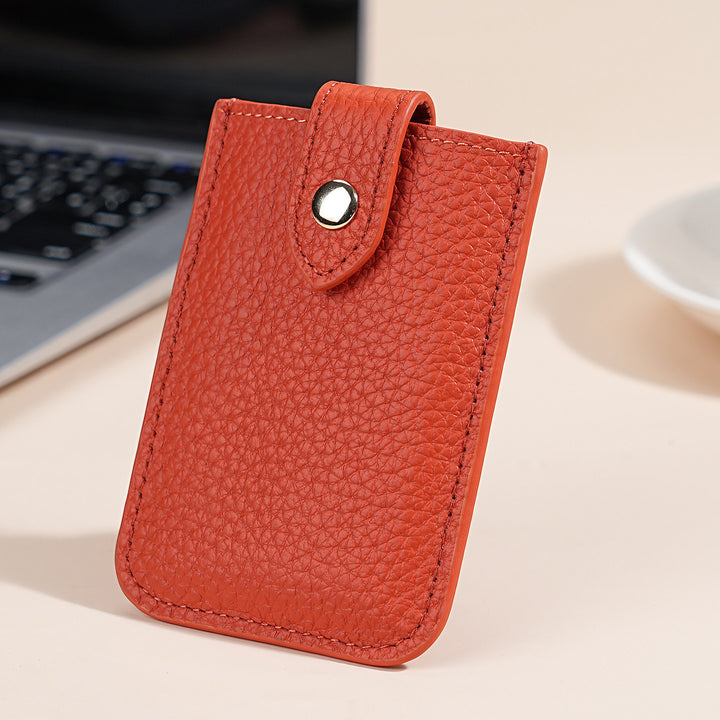Leather RFID-Blocking Card Holder