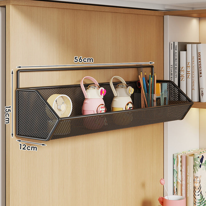 Clip-On Mesh Cabinet Edge Storage Basket Organizer