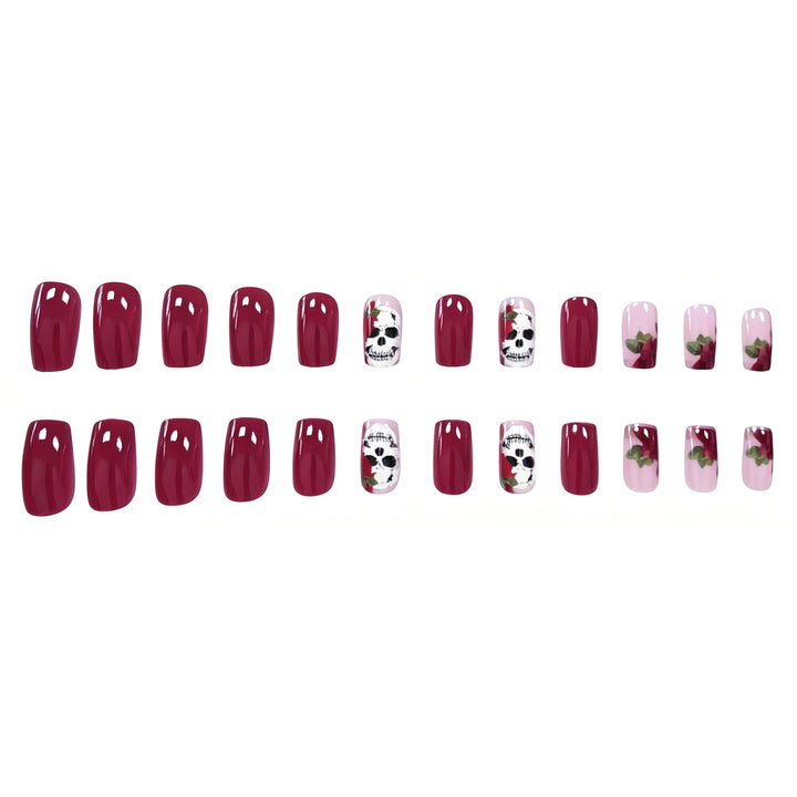 Artistic Skull Nail Art Design Kalsten