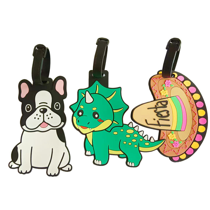 Unisex Luggage Tag in Cheerful Sombrero Design Kalsten