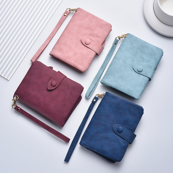 Compact Faux Leather Clutch Wallet Kalsten