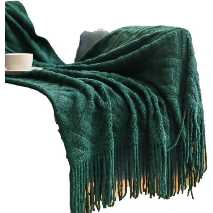 Cozy Knit Throw Blanket