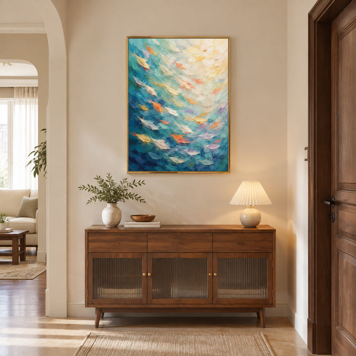 Abstract Expressionist Canvas Wall Art Decor