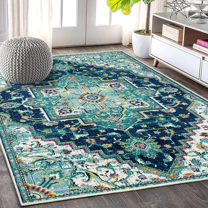 Vintage Floral Pattern Area Rug Kalsten