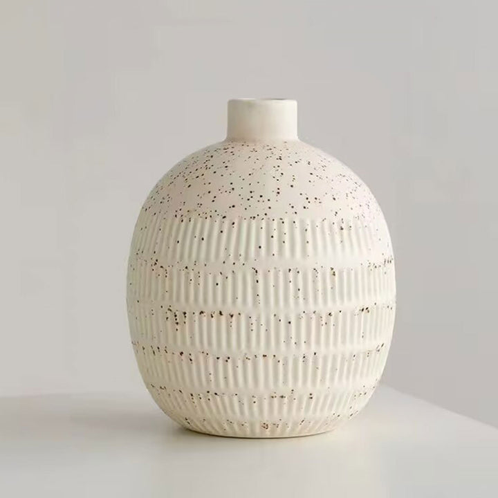 Textured Decorative Ceramic Vase