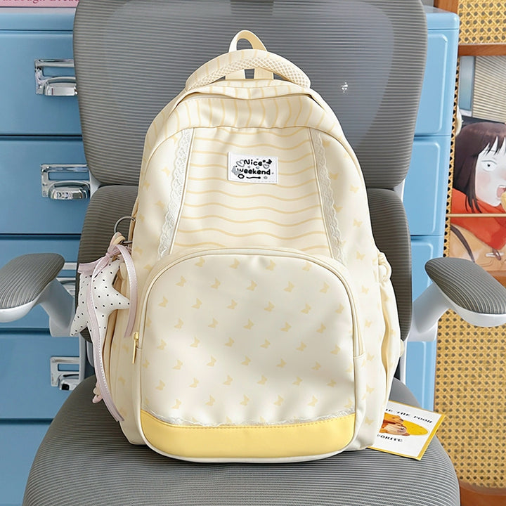 Cute Butterfly Patterned Backpack