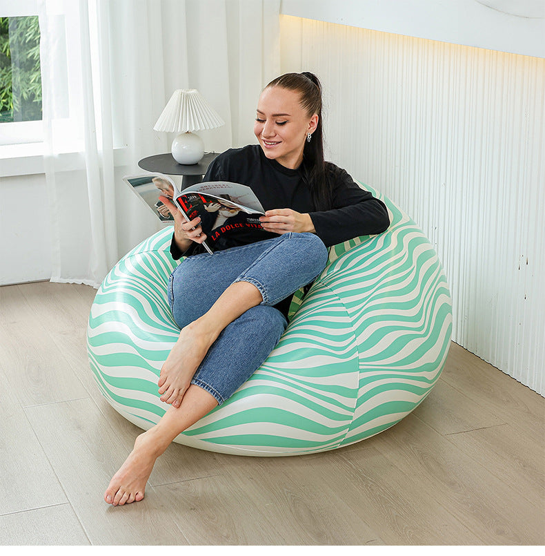 Ladies Inflatable Bean Bag with Glittering Design Kalsten