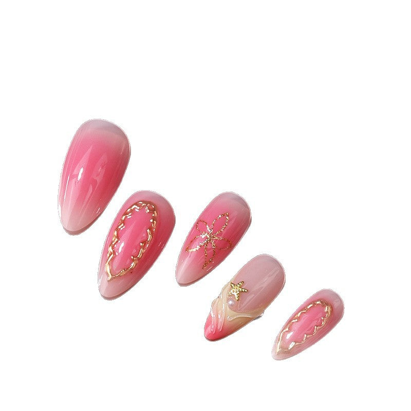 Elegant Abstract Press-On Nail Set Kalsten