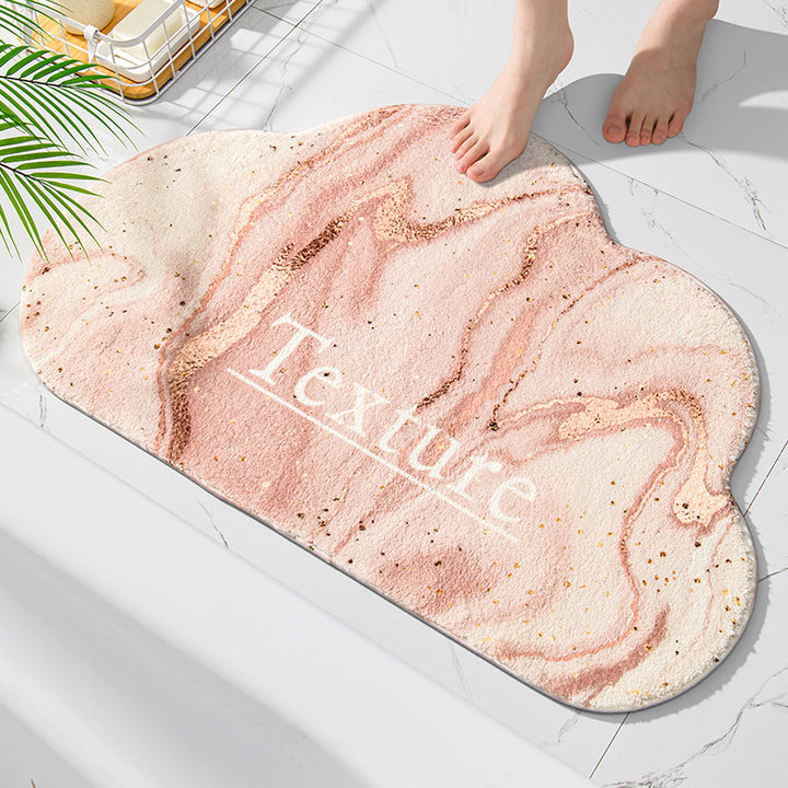 Plush Cloud Shaped Bath Mat Kalsten