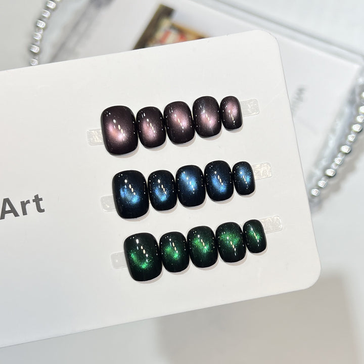 Galaxy Effect Press-On Nail Set Kalsten