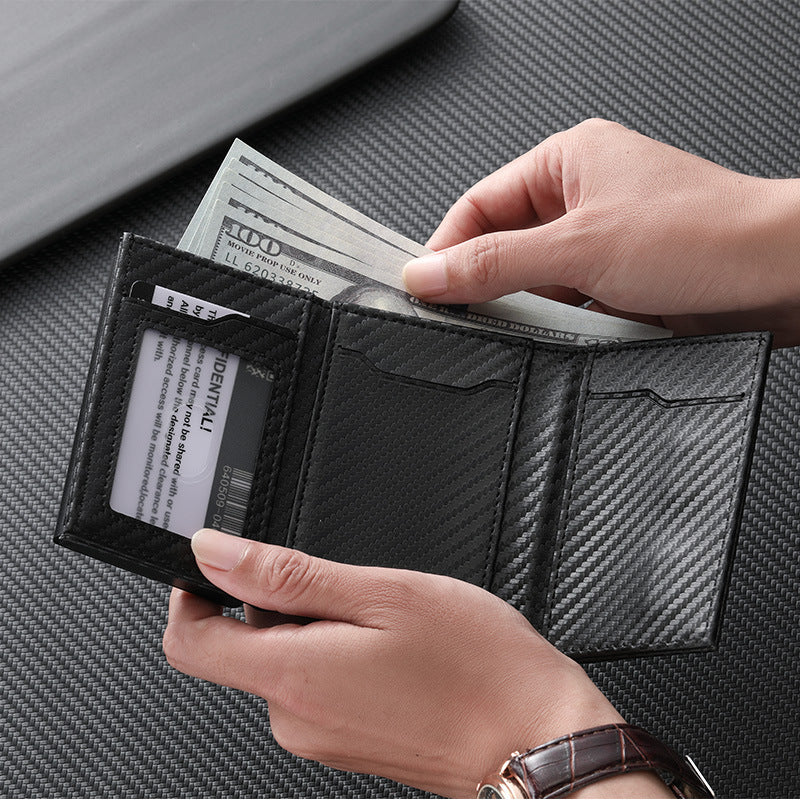 Carbon Fiber Zip Wallet Kalsten