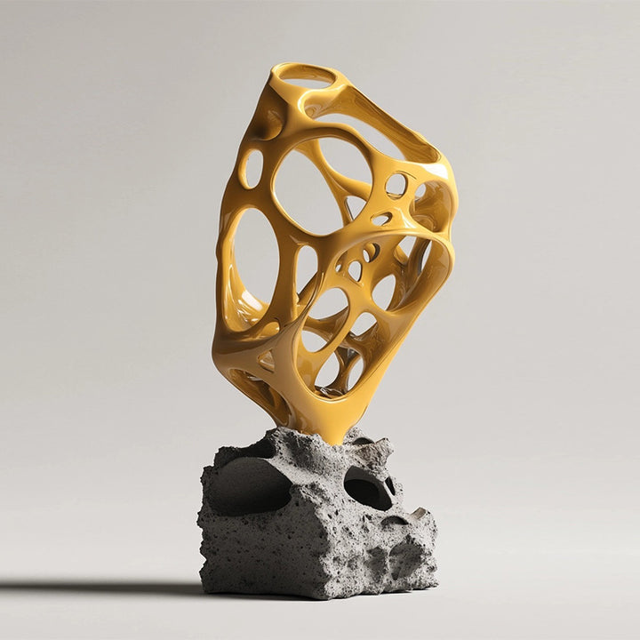 Modern Abstract Geometric Sculpture