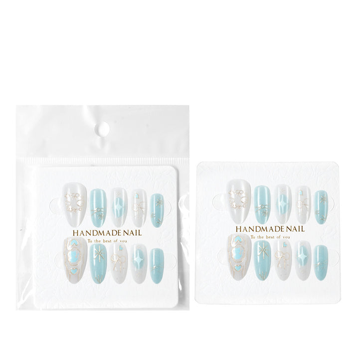 Elegant Almond-Shaped Press-On Nails Kalsten