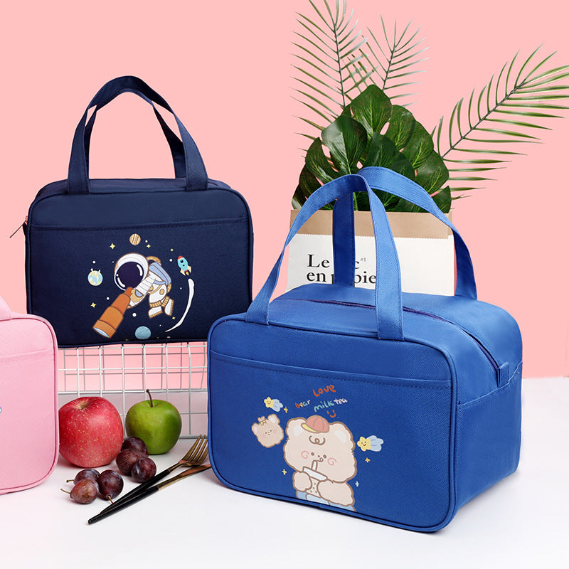 Cute Bear-Themed Insulated Lunch Carrier Kalsten