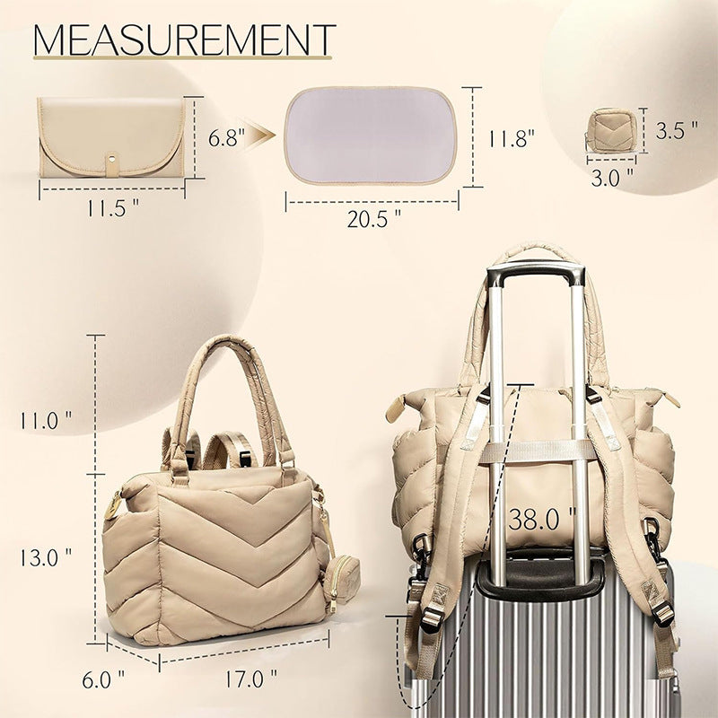 Padded shoulder bag with versatile carrying system Kalsten