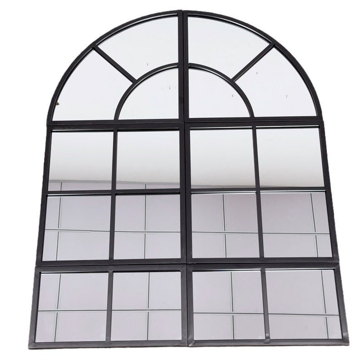 Arched Window Pane Wall Mirror Kalsten