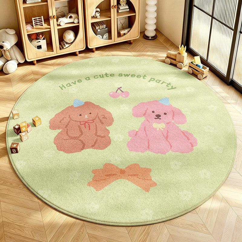 Cute Bunny Design Area Rug