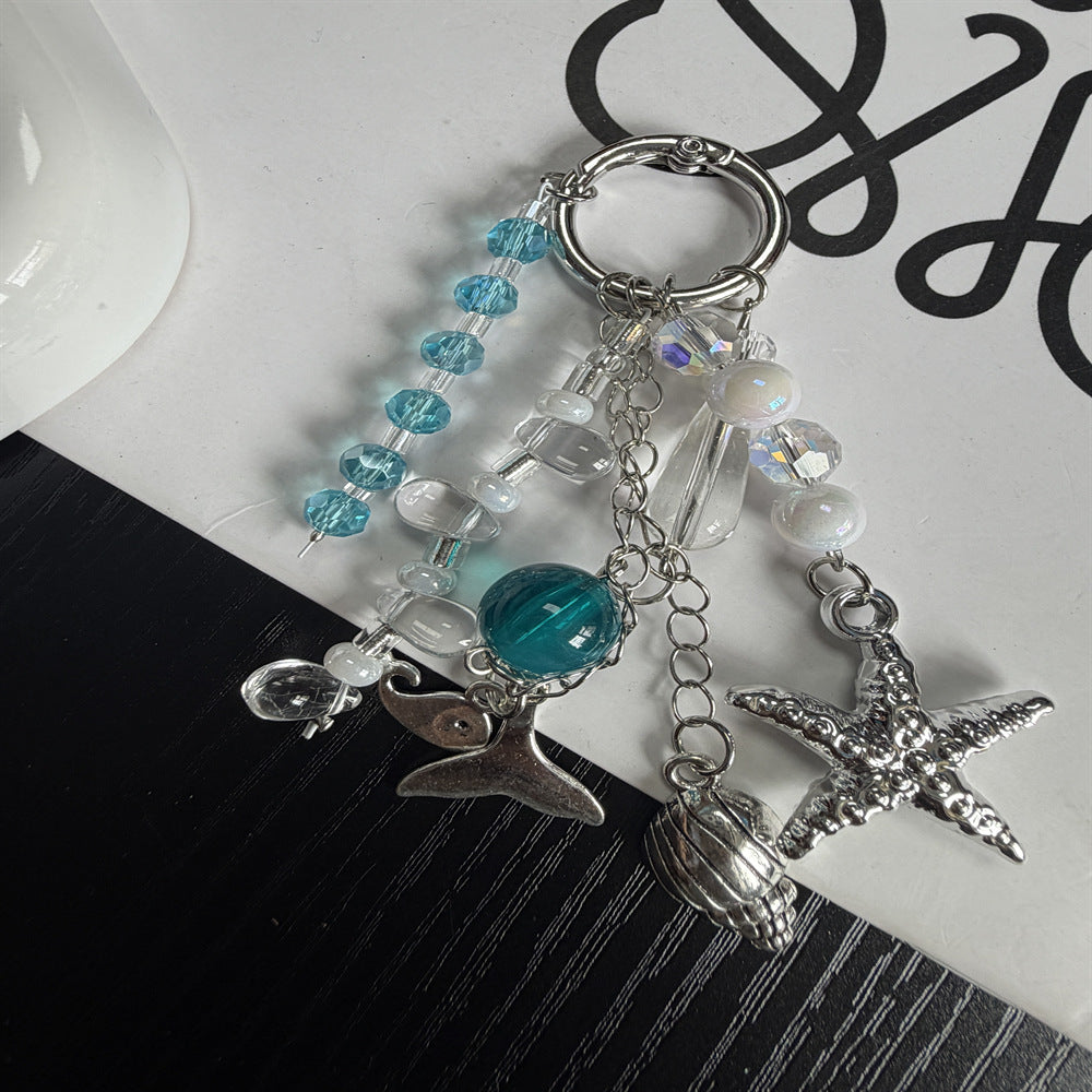 Decorative Beach-Themed Charm Keychain Kalsten