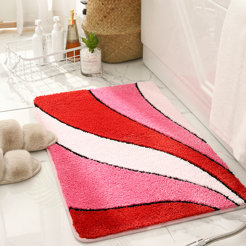 Contemporary Geometric Bath Mat Kalsten