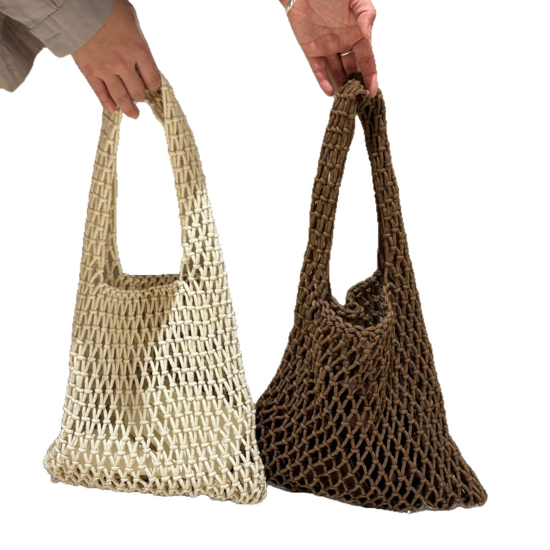 Handcrafted mesh tote bag Kalsten