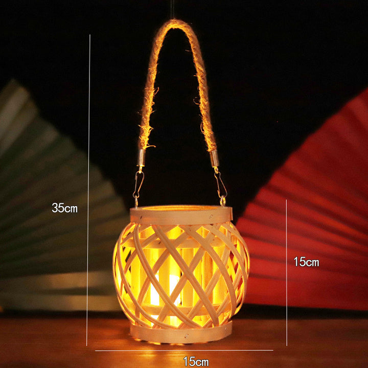 Handmade Lantern Made Of Natural Materials Kalsten