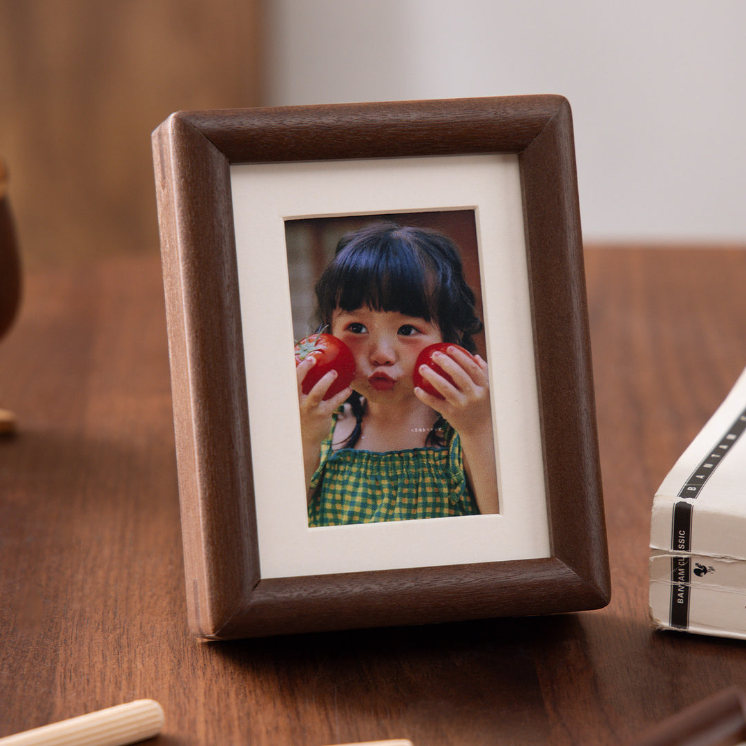 Wooden Baby Photo Frame for Home Display