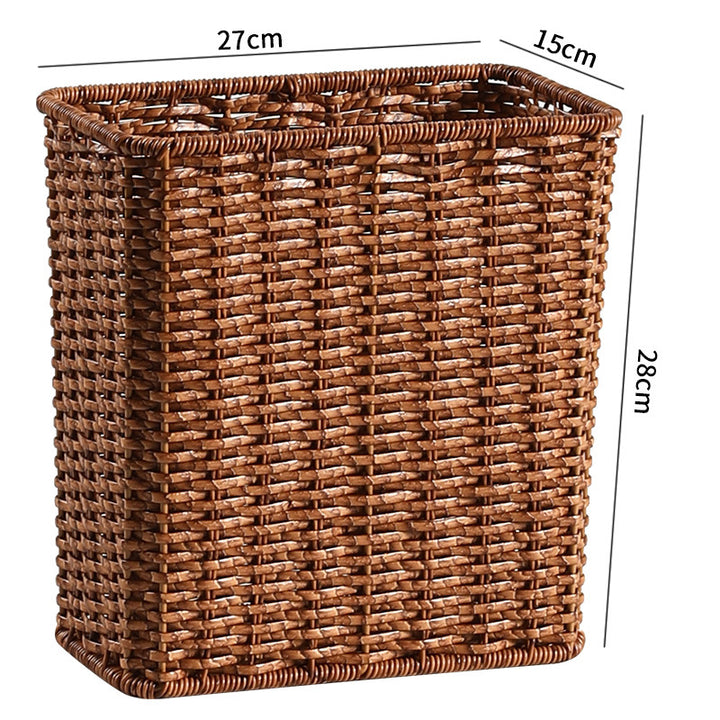 Unisex Rectangular Storage Basket made of handwoven material Kalsten
