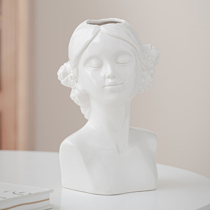 Decorative Faces Planter